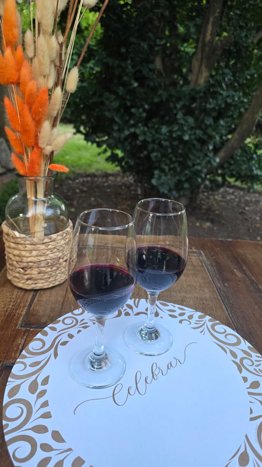 Trago refrescante al aire libre