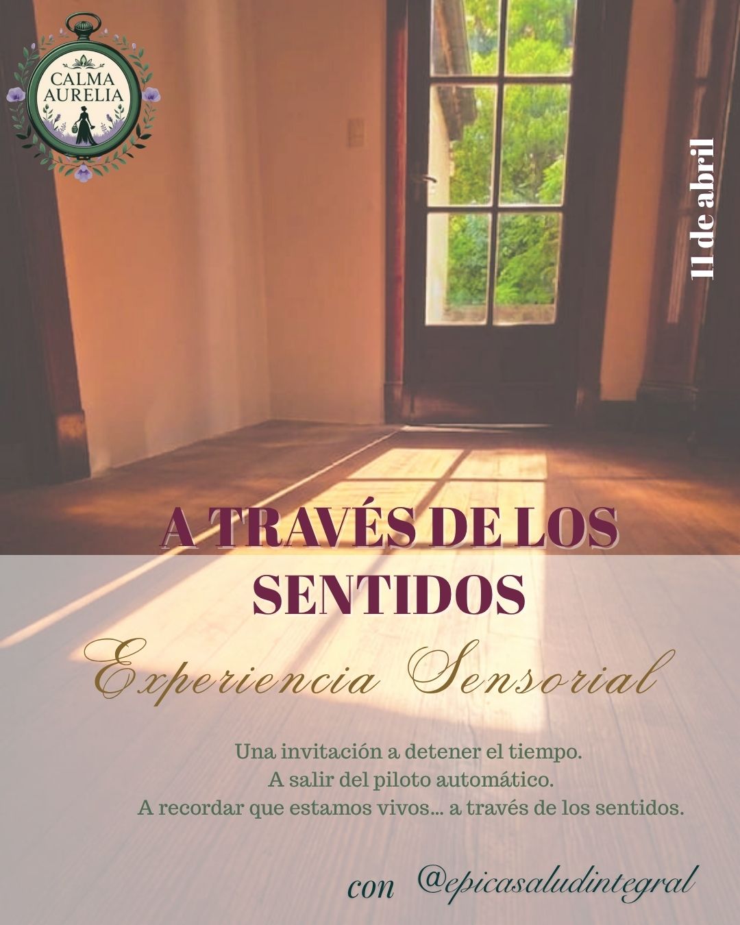 A TRAVÉS DE LOS SENTIDOS