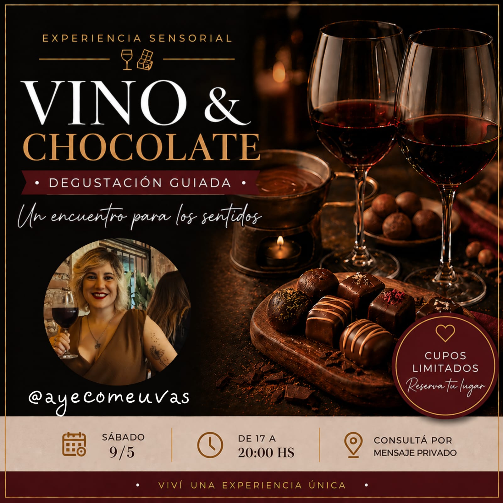 Experiencia Sensorial: Vinos y Chocolate